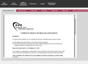 PPC online pest control system